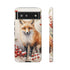 Christmas Fox in a Wreath of Red Berries - Impact Resistant Phone Case Google Pixel 6 Glossy